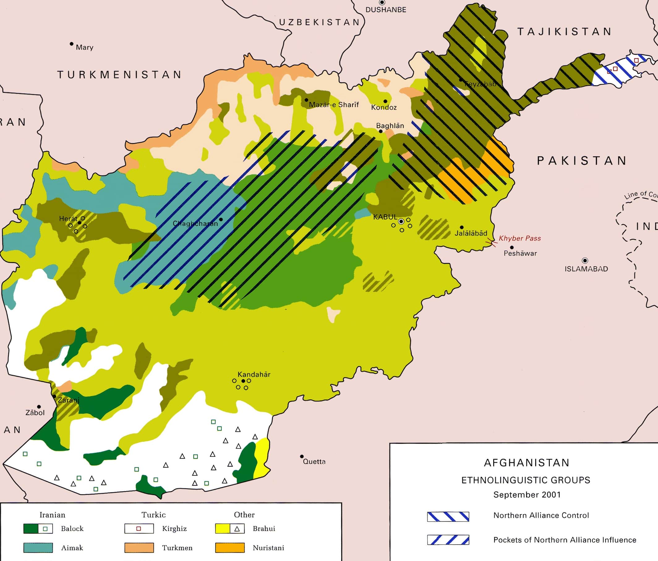 نقشه قومی افغانستان