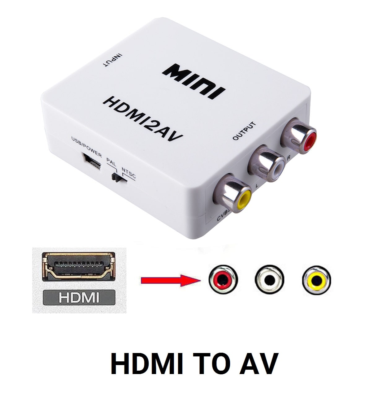 Photo of تبدیل HDMI به AV برای PS4 کامپیوتر DVR به تلویزیون قدیمی